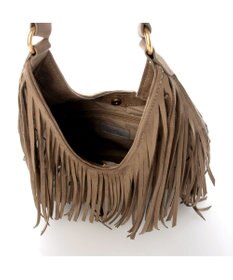 UNBILLION カシュカシュ cachecache / スエードフリンジセミショルダー