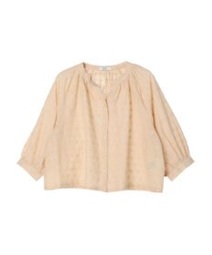 earth music&ecology 刺繍ギャザーブラウス