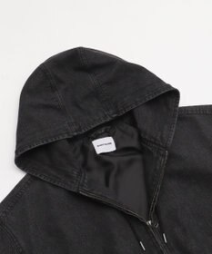 WEGO 【ユニセックス着用ITEM】フードデニムブルゾン