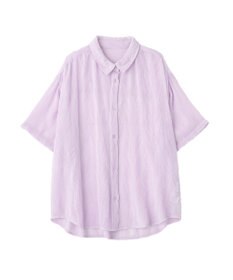 earth music&ecology ランダムプリーツシャツ