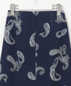 23区 【洗える】Ratti ペイズリーシフォン スカート