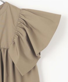 #Newans 【イージーケア】スカラップヘムチュニックブラウス