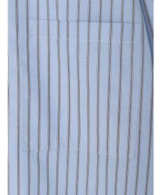 Green Parks 胸元ポケットイージーケアストライプシャツ