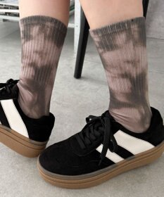 WEGO タイダイプリントソックス