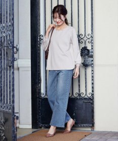 Tiaclasse 【洗える】【ふわもち美すふれ】スカラップカットソー