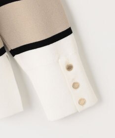 J.PRESS LADIES 【洗える】Rayon Stretch Border ニット