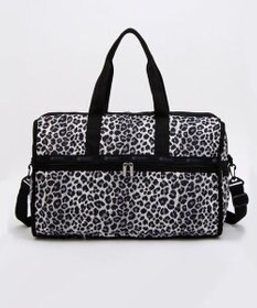 LeSportsac DELUXE LG WEEKENDER/ニュートラルレオパード