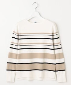 J.PRESS LADIES 【洗える】Rayon Stretch Border ニット