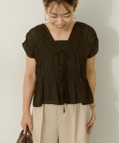 AMERICAN HOLIC 【前後2WAY】フロントリボンブラウス