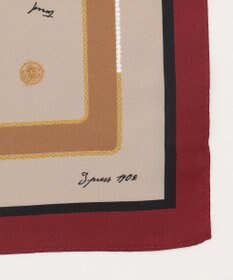 J.PRESS LADIES Vintageプリント スクエア スカーフ