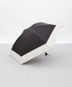 AURORA 【MACKINTOSH LONDON（マッキントッシュ ロンドン）】天然風バイカラー切継ぎ晴雨兼用パラソル（折りたたみ傘）