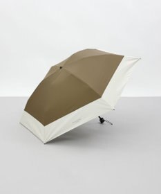 AURORA 【MACKINTOSH LONDON（マッキントッシュ ロンドン）】天然風バイカラー切継ぎ晴雨兼用パラソル（折りたたみ傘）