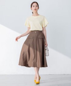 組曲 【洗える・涼感】シアーボイル スカート