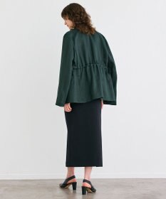 BEIGE， 【洗える】BERGAMOT / ウォッシャブルリネンバックドロストジャケット