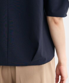 Green Parks 表面感裾タックブラウス
