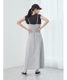 earth music&ecology スウェットキャミワンピース