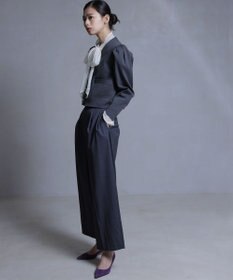 組曲 【加藤ローサさん着用】ハンサムツイルカーヴィーパンツ