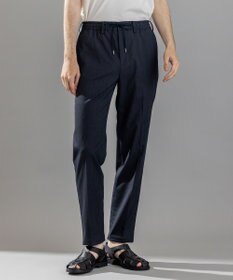 JOSEPH HOMME 【ストレッチ/ウエストゴム仕様】キャリーマンストレッチ ドロスト付ストレートパンツ / HOVE