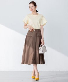 組曲 【洗える・涼感】シアーボイル スカート