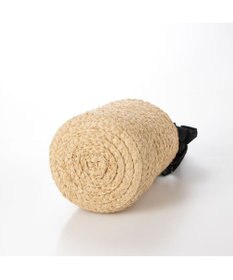 UNBILLION cachecache フリルハンドルラフィアバケツバッグ