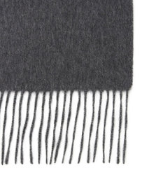 MOONBAT プラスムーンバット (+moonbat) カシミヤ100％無地マフラー 洗える 190㎝×30㎝