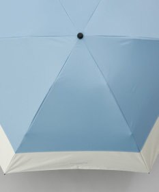 AURORA 【MACKINTOSH LONDON（マッキントッシュ ロンドン）】天然風バイカラー切継ぎ晴雨兼用パラソル（折りたたみ傘）