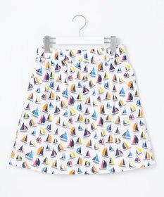 23区GOLF 【WOMEN】【吸水速乾・UVケア】マルチヨットプリント スカート