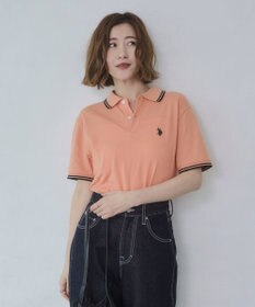 WEGO 【26年春夏新カラー登場/ユニセックス着用ITEM/SMLサイズ展開】U.S. POLO ASSN.別注ラインポロシャツ