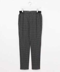 23区GOLF 【MEN】裏起毛ジャージーパンツ ストレッチ モノグラム 上品スタイル