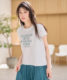 ANY フレンチスリーブロゴTシャツ