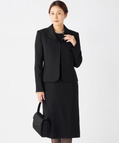 自由区 FORMAL 【高級トリアセテート素材】レベッカBSジョーゼット ジャケット+ワンピース