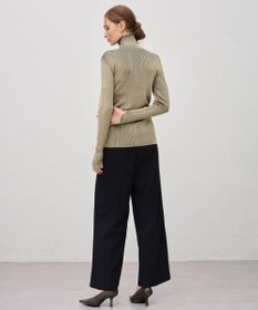 uncrave ラメニット タートルトップス