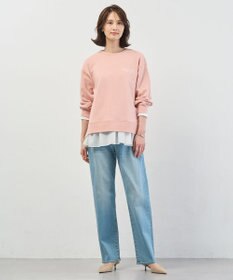 J.PRESS LADIES L 【洗える】BASIC STRETCH DENIM ボーイフィット デニム