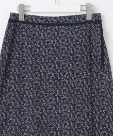 J.PRESS LADIES 【洗える】チェーンプリント マーメイド スカート