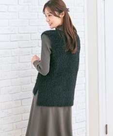 Feroux ジレ付きニット ワンピース