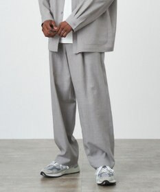 ATON KYOTO TSURIZOME LINEN | ワイドテーパードパンツ - UNISEX