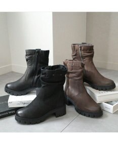 Pointer 本革ミドル丈ブーツ