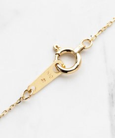 TOCCA 【WEB限定】BLOOMING BUD K10 NECKLACE  K10 天然石カボションカット ダイヤモンド ネックレス