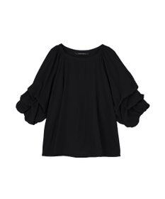 YECCA VECCA ホイップスリーブブラウス