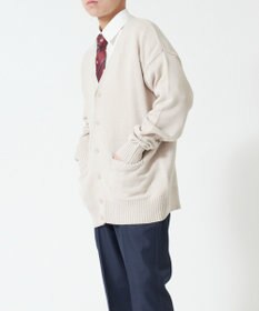 WEGO 【SCHOOL ITEM】メンズスクールニットカーディガン