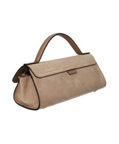 INTER-CHAUSSURES 【LORISTELLA】レザーコンビワイドフラップバッグ