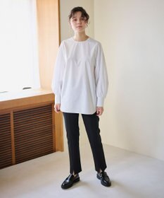 #Newans 【洗濯機可】シャーリングカフスシャツ