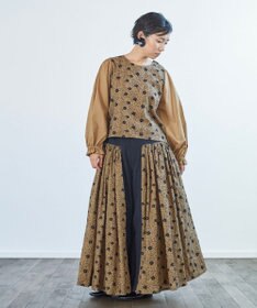 muuc 【手刺繍のような刺繍が美しい】ハイドランジア ブラウス