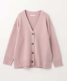 ANY 【洗濯機可】ラムウールVネック カーディガン