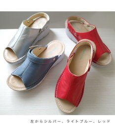 Pointer 本革 超軽量厚底サボサンダル