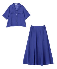 Green Parks ＳＥＴ２点　シャツスカートセットアップ