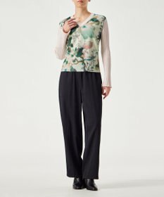 Paul Smith 【洗える】Lens Blur Botanical コンビ ニット