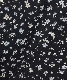 J.PRESS LADIES L 【洗える】スパンウェーブフラワープリント ブラウス