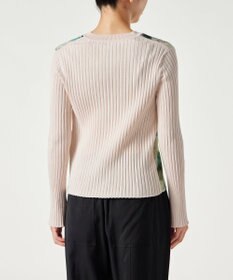 Paul Smith 【洗える】Lens Blur Botanical コンビ ニット