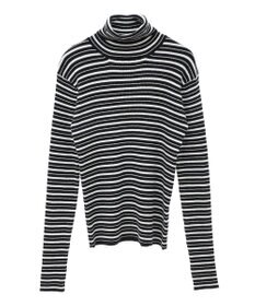 CRAFT STANDARD BOUTIQUE 洗える/とてもちリブタートルネックニットプルオーバー/24AW